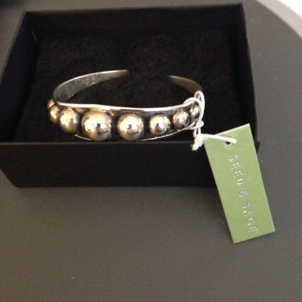 Sterling silver hand crafted bracelet